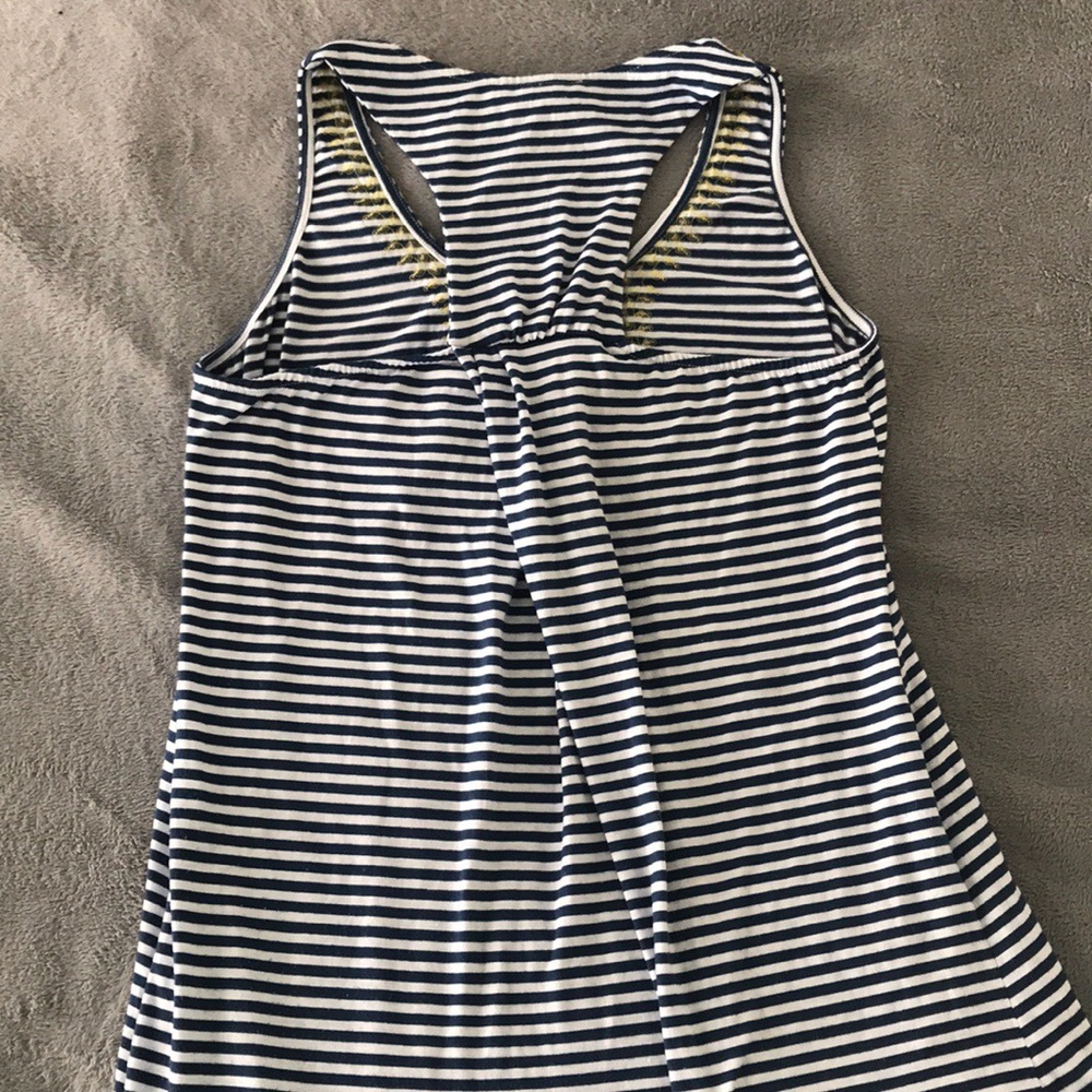 Blue & White Striped Tank Top - Picture 5 of 6